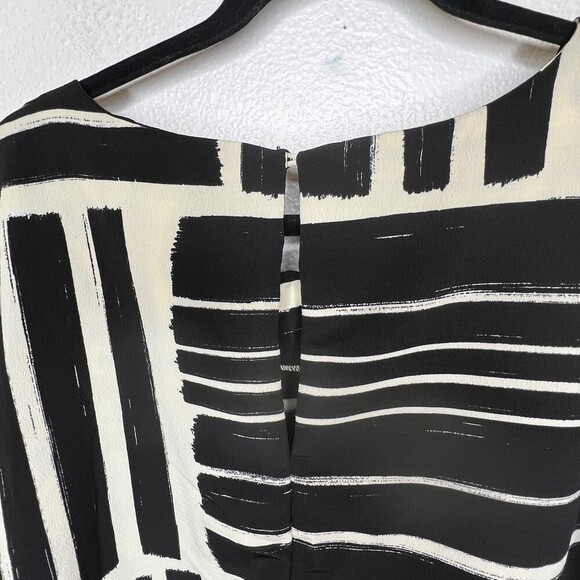 ELOQUII PUFF SLEEVE EASY TEE DRESS black and cream NWT SIZE 26 - Picture 6 of 12